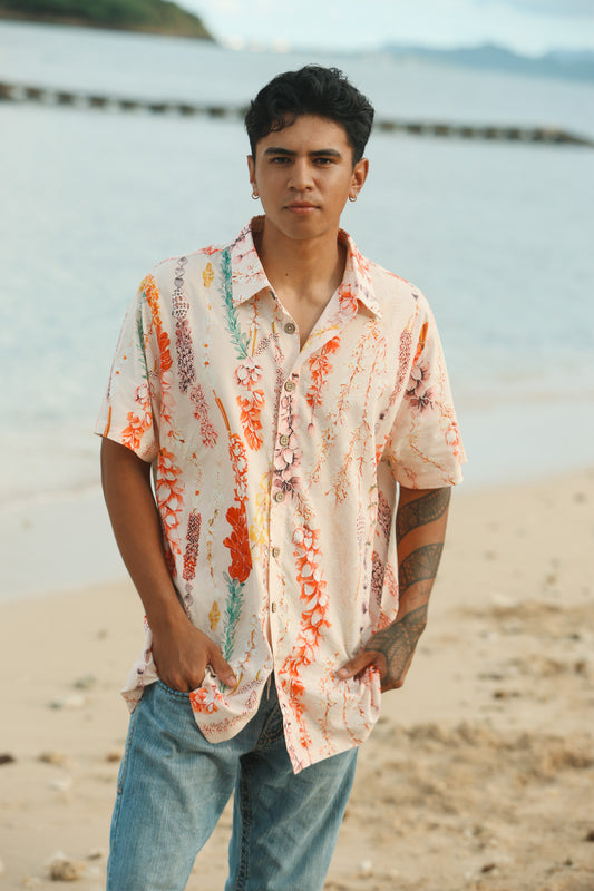 Men's Aloha Shirt | Aloha Heirloom Lei
