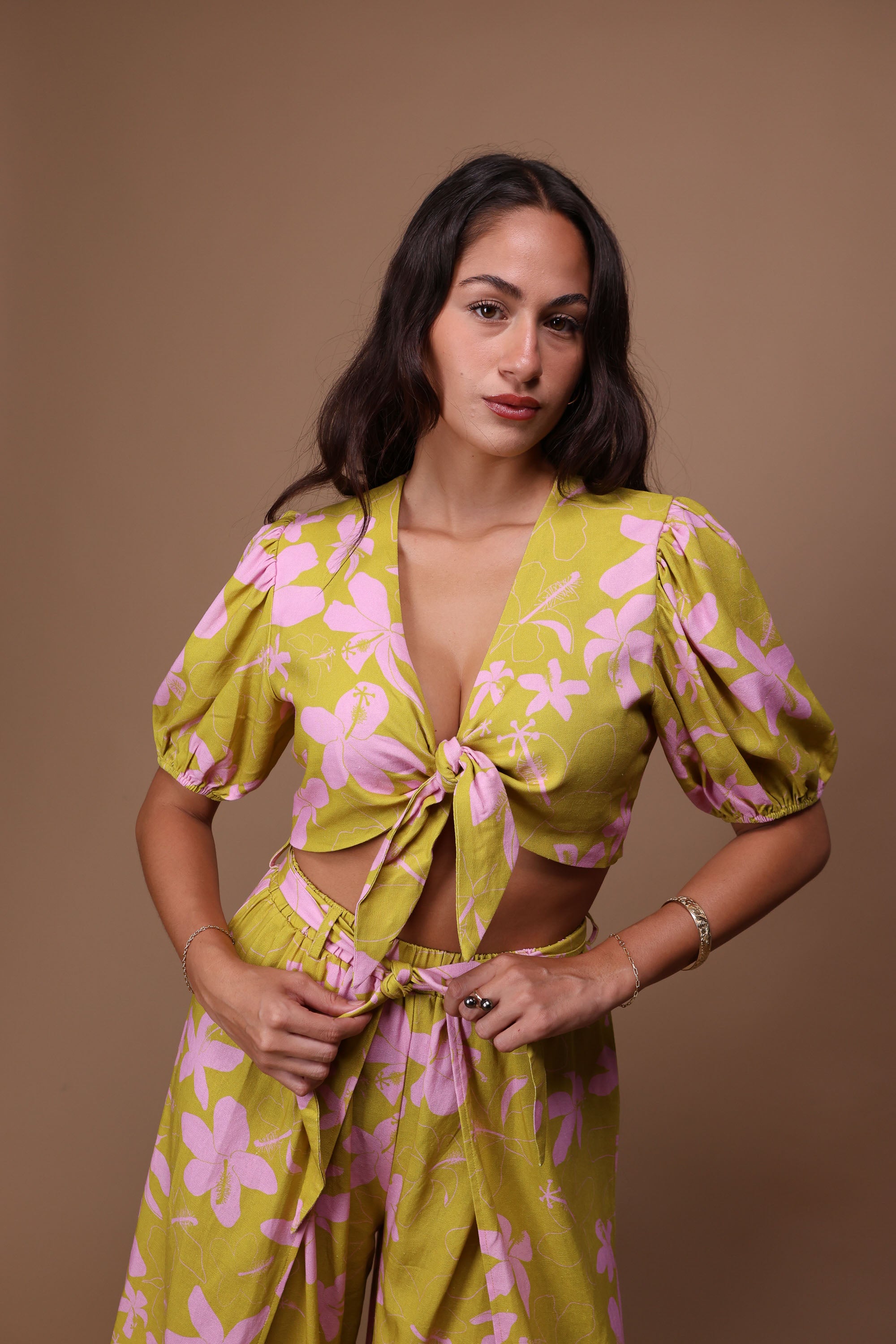 Breezy Resort Set | Hibiscus Olive (KALA MAI) – LexBreezy Hawaii