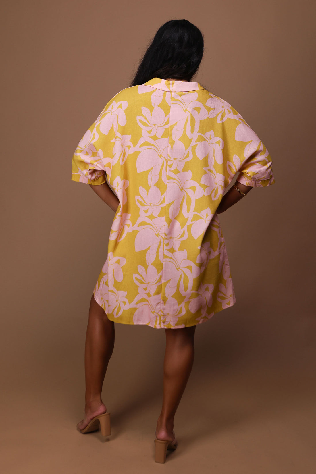 HANA BUTTON DRESS - COCONUT HAZE