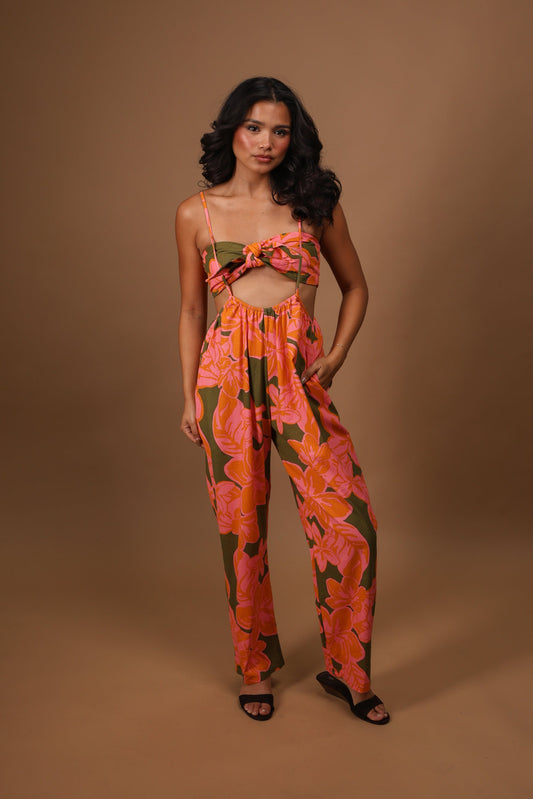 Keila Two-Piece Jumper Linen | Pua Melia Guava LexBreezy Hawaii Keila Two-Piece Jumper Linen | Pua Melia Guava LexBreezy Hawaii