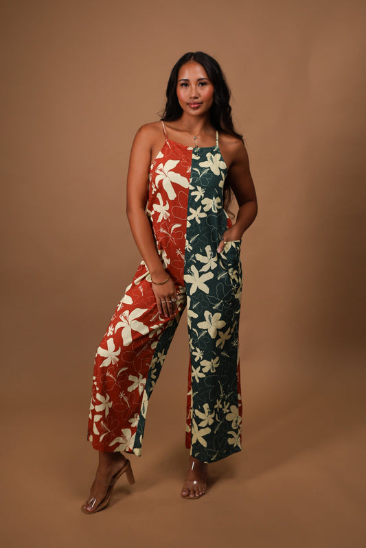 Kiana Jumper | Hibiscus Red/Green