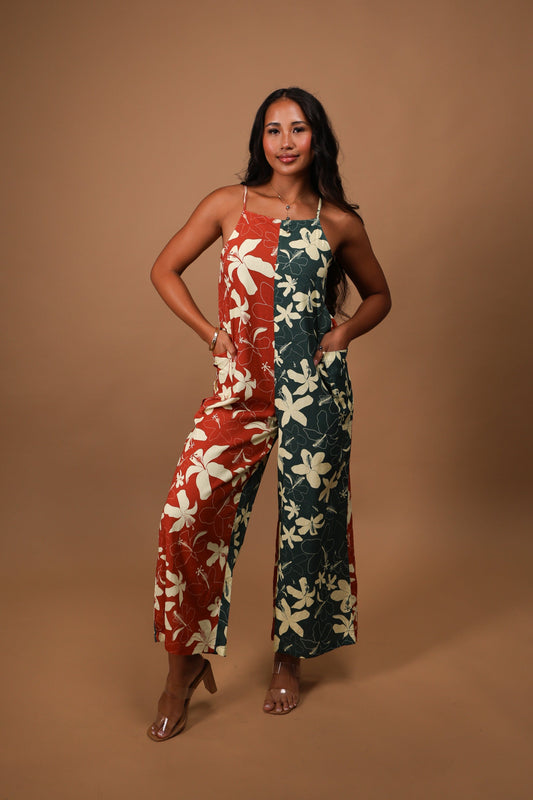 Kiana Jumper | Hibiscus Red/Green