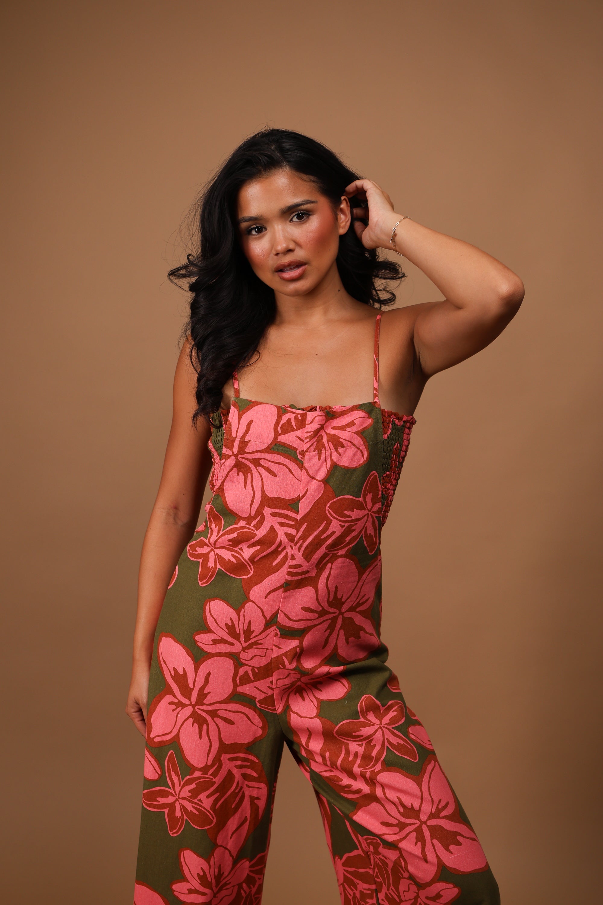 Hena Jumper Linen | Pua Melia Berry Pink – LexBreezy Hawaii
