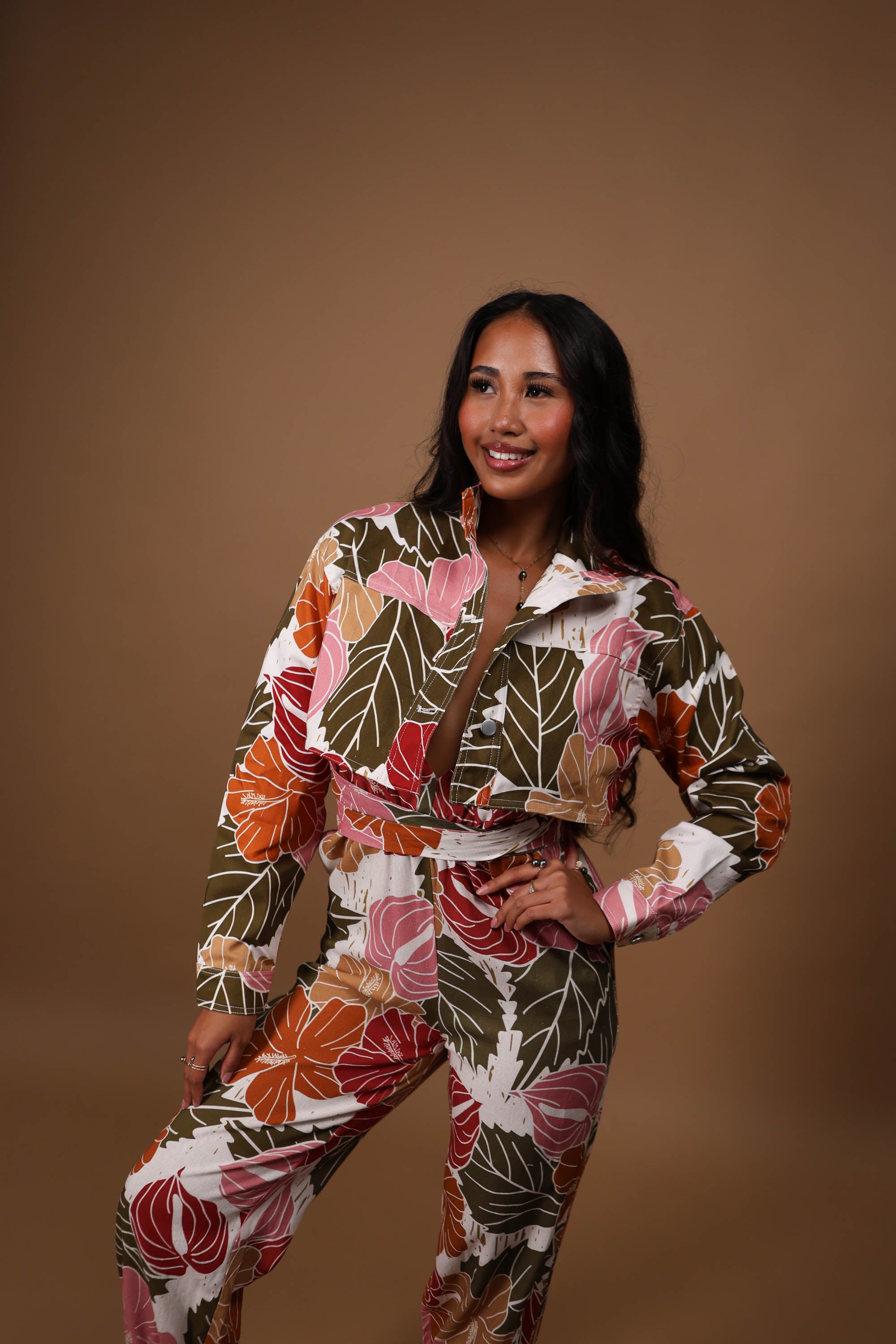 Cropped Denim Jacket | Island Vintage Tropical – LexBreezy Hawaii