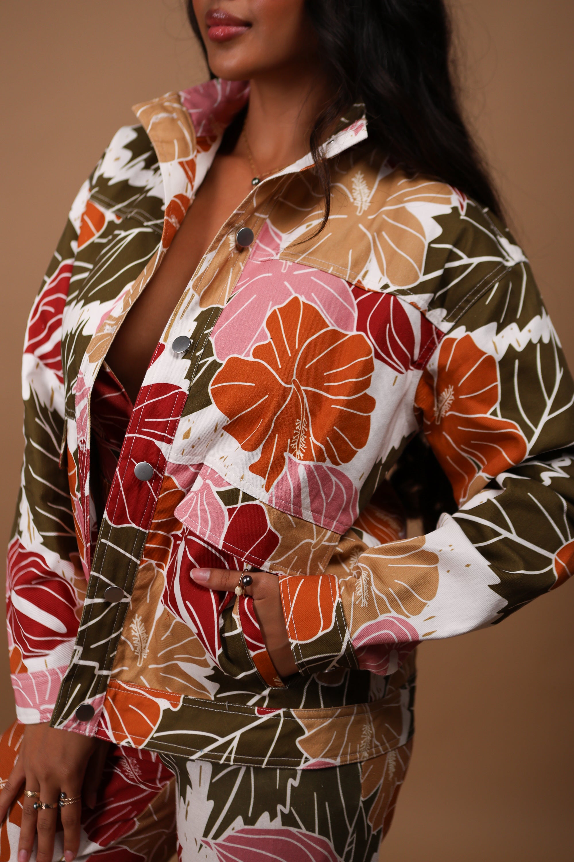 Denim Jacket | Island Vintage Tropical – LexBreezy Hawaii