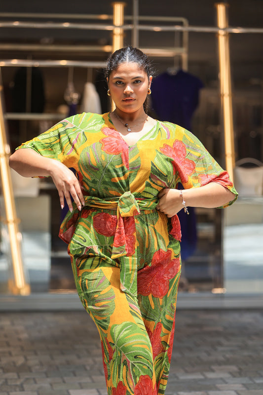 Kimono Short Cover Up | Hibiscus