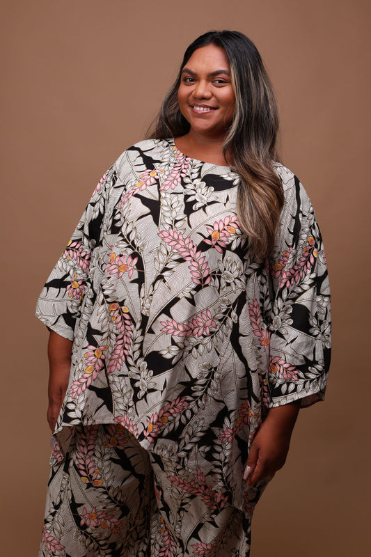 Makuahine Blouse | Shell Banana Black