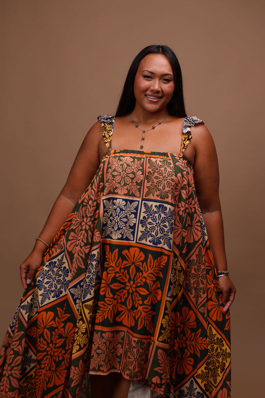 Makamae Dress | Anuenue Quilt