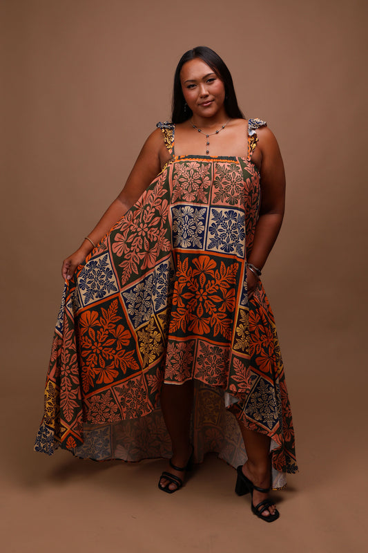 Makamae Dress | Anuenue Quilt