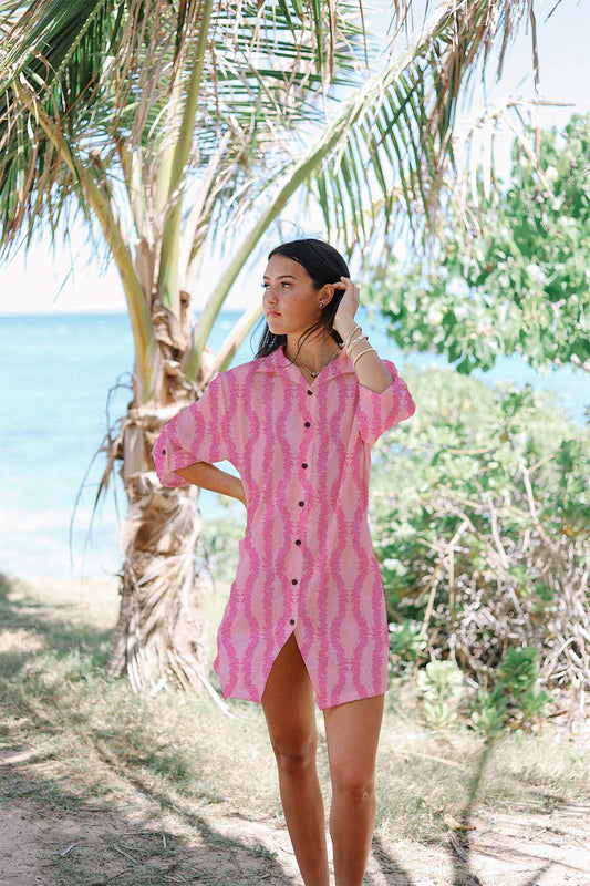 Aloha Button Down Dress | Maui Strong
