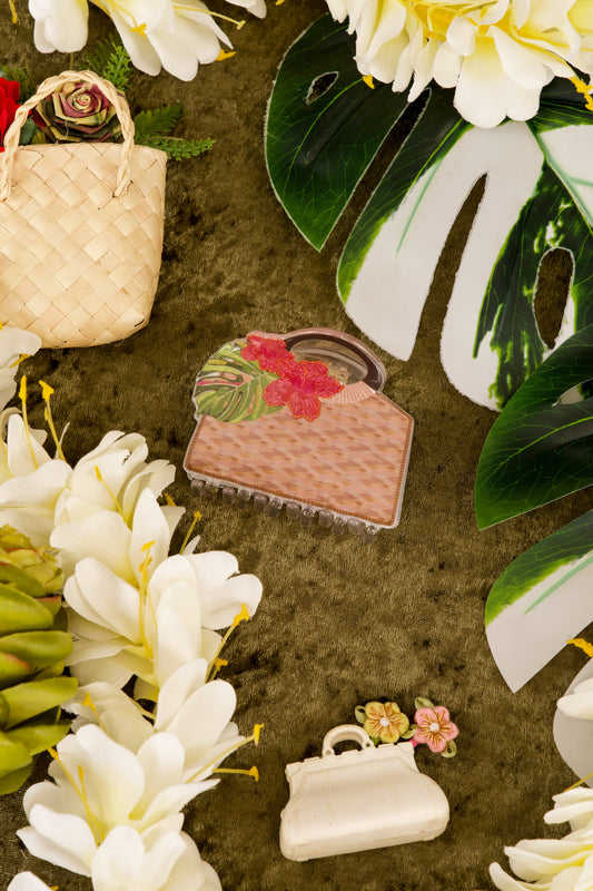 Lauhala Bag Clip | Lexbreezy x Kahomelani’s