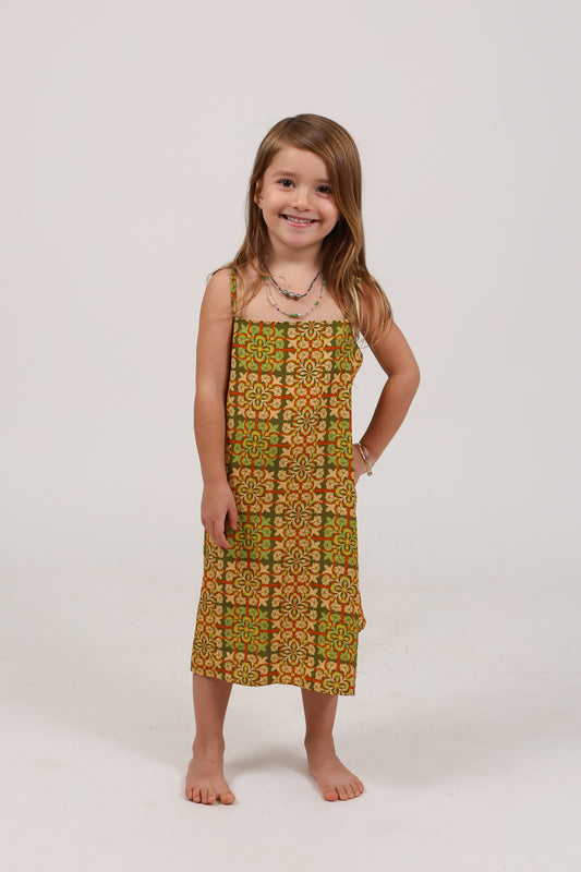 Keiki Tita Dress | Palaka Quilt Pineapple