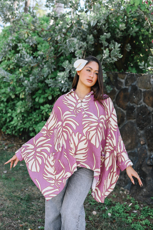 Ahe Kolo Blouse | Monstera (KALA MAI)
