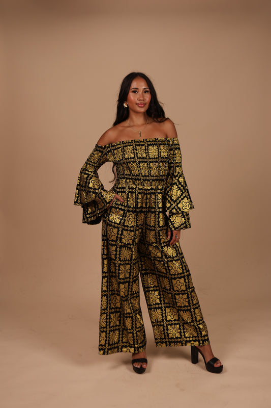 Keani Long Jumper | Metallic Quilt (KALA MAI)
