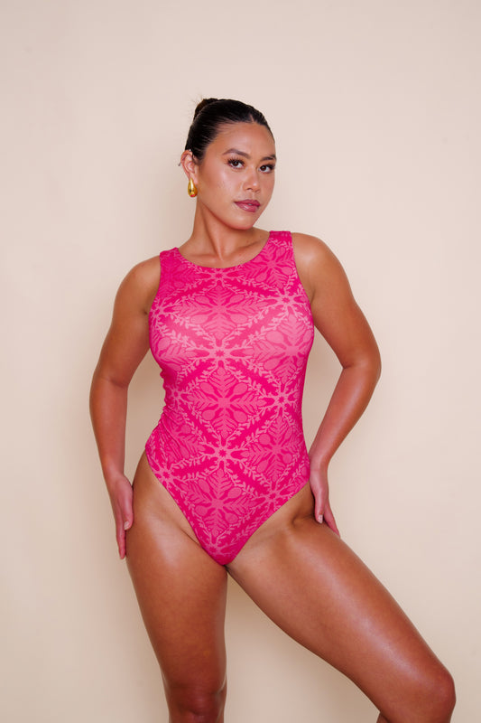 Lexi Bodysuit | Quilt Pink