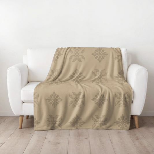 Plush Blanket | Beige Quilt