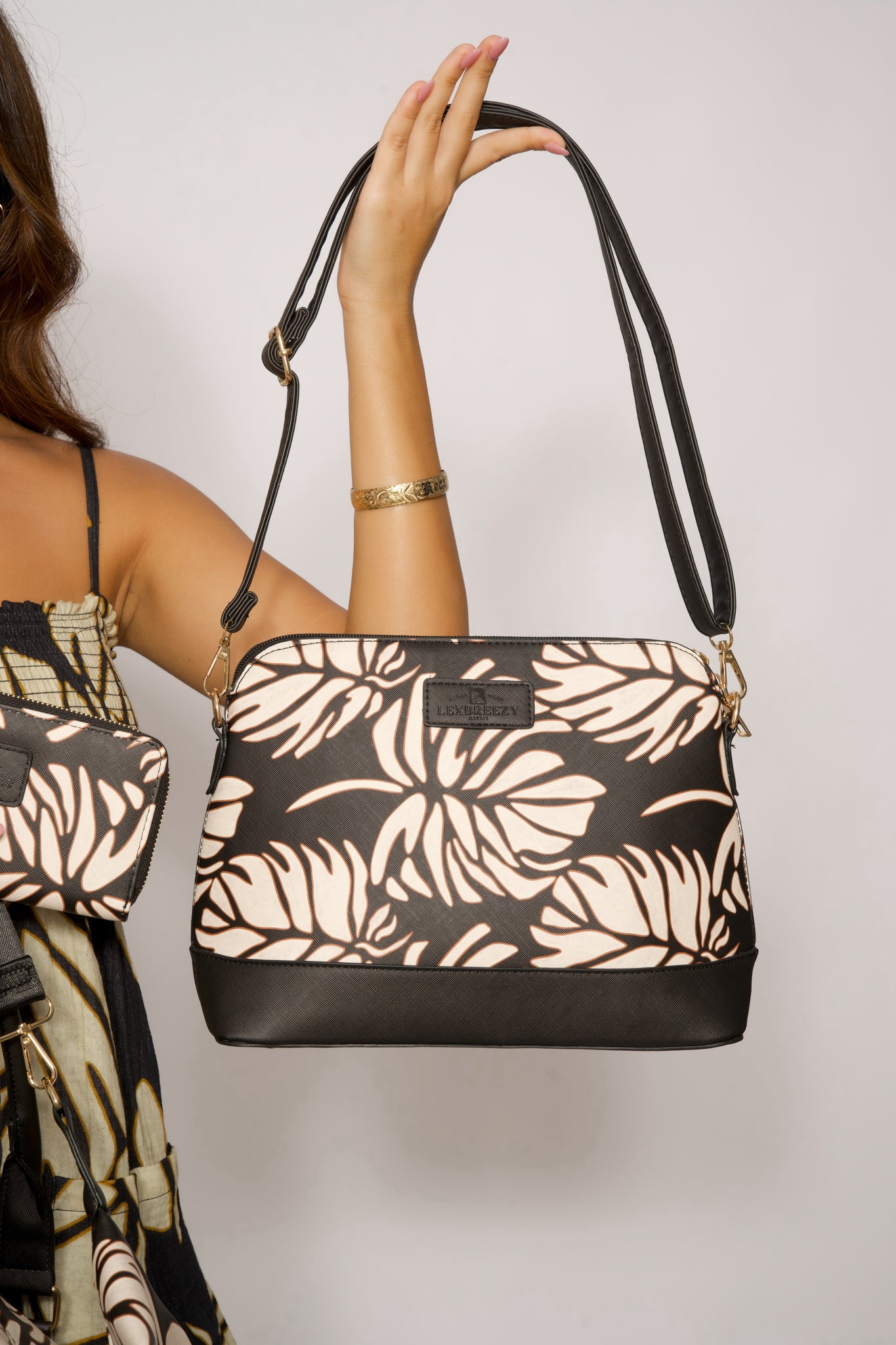 LEXBREEZY Hawai'i キルト柄 ショルダーバッグ LEXBREEZY Hawai'i キルト柄 ショルダーバッグ