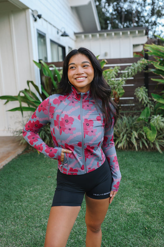 Contour Jacket Pua Kala Lei Steel ABT X LBH – LexBreezy Hawaii