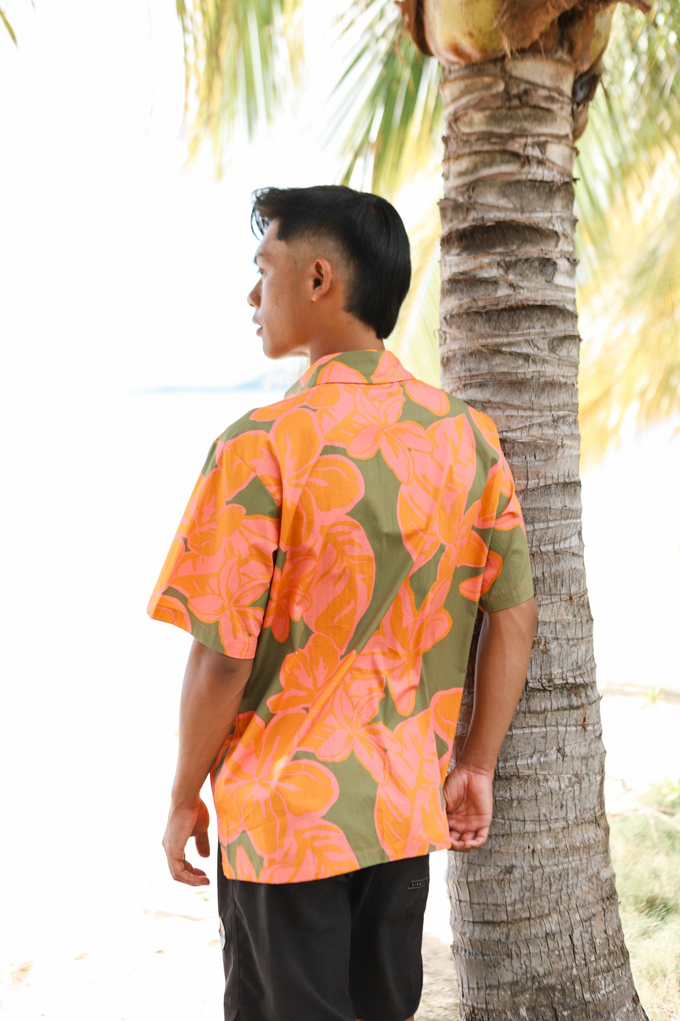 Men's Aloha Shirt | Pua Melia Guava – LexBreezy Hawaii